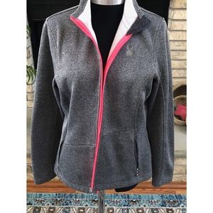 Womens Spyder Full Zip Up Jacket (size L)